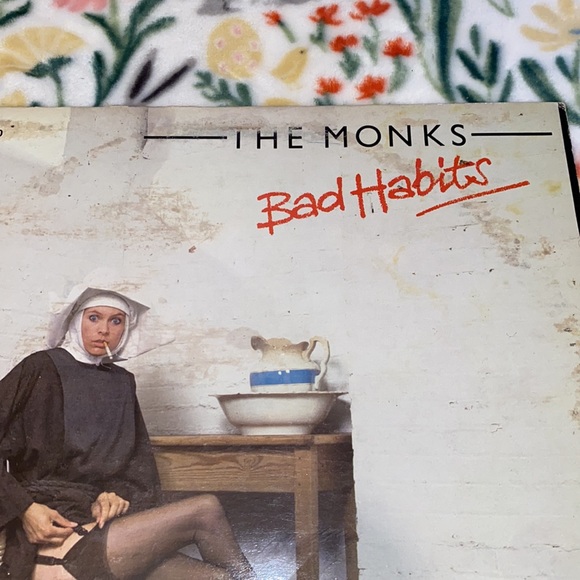 Vintage Bad Habits The Monks Vinyl Record - Picture 2 of 8
